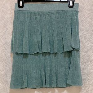 Zara ruffle mini skirt